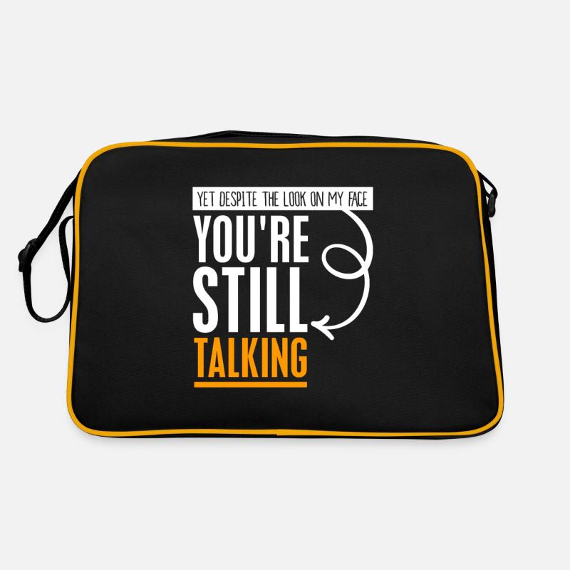 Lustiges Sarkasmus Geschenk Sarkastischer Spruch Retro Tasche