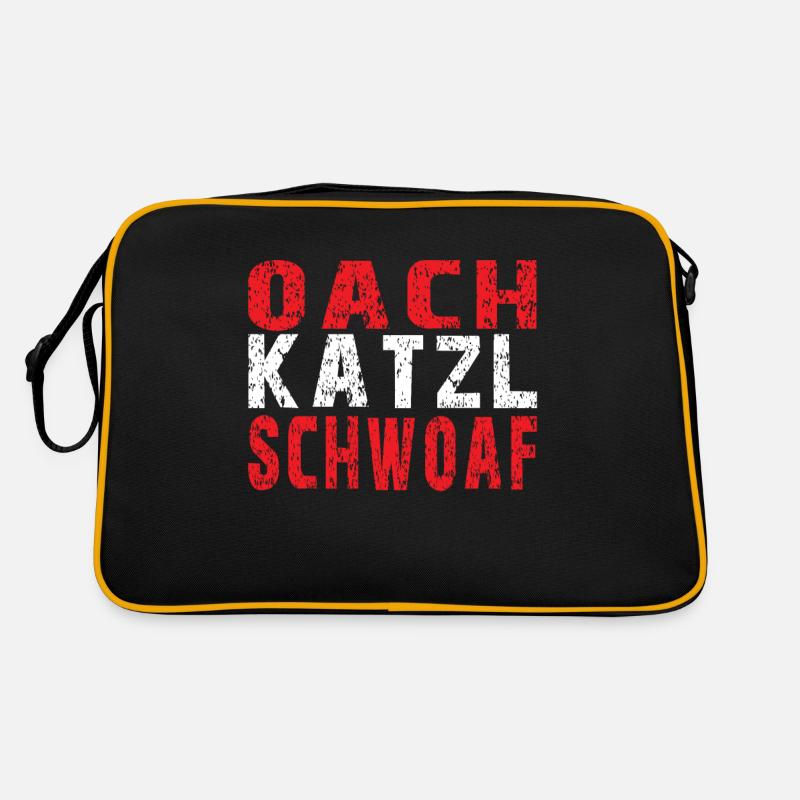 Austria dialect Oachkatzlschwoaf Austrian Retro Bag