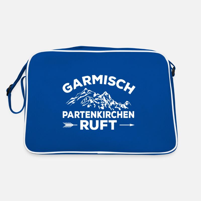 Garmisch Partenkirchen ruft Retro Tasche