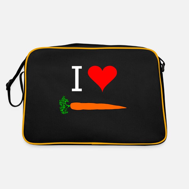 I LOVE KAROTTE Retro Tasche