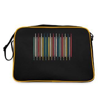 Drum drum sticks - Retro Bag - black/gold - Back