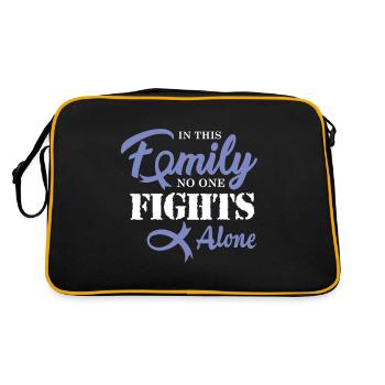 Esophageal cancer chemo gift - Retro Bag - black/gold - Back