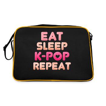 K-Pop - Retro Bag - black/gold - Back