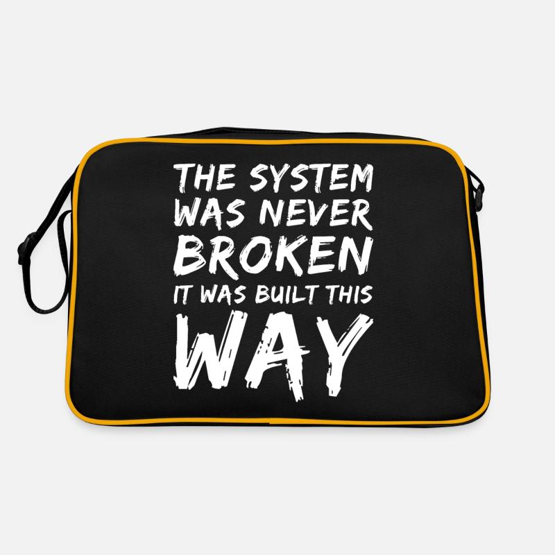 Anarchist Anarchism Anarchy System White Retro Bag