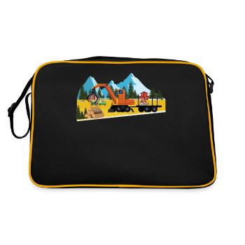 Lumberjack forest harvester - Retro Bag - black/gold - Back
