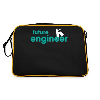 Future Engineer - Retro Bag - black/gold - Back