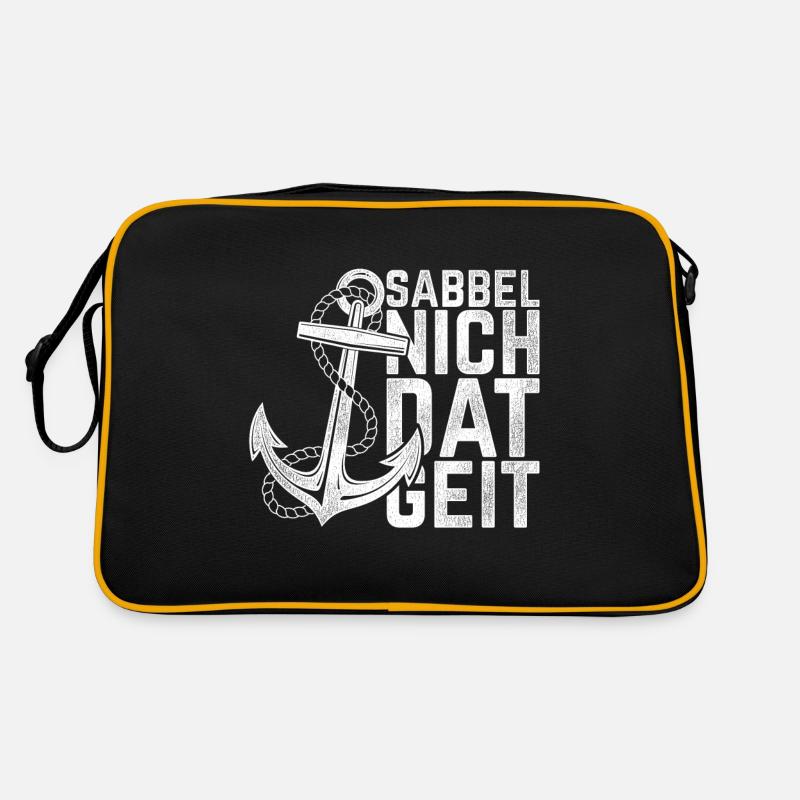 Sabbel Nich Dat Geit Geschenkidee für Norddeutsche Retro Tasche