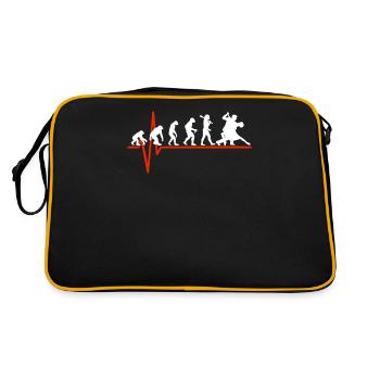 Salsa Heartbeat - EVOLUTION OF SALSA - Retro Bag - black/gold - Back