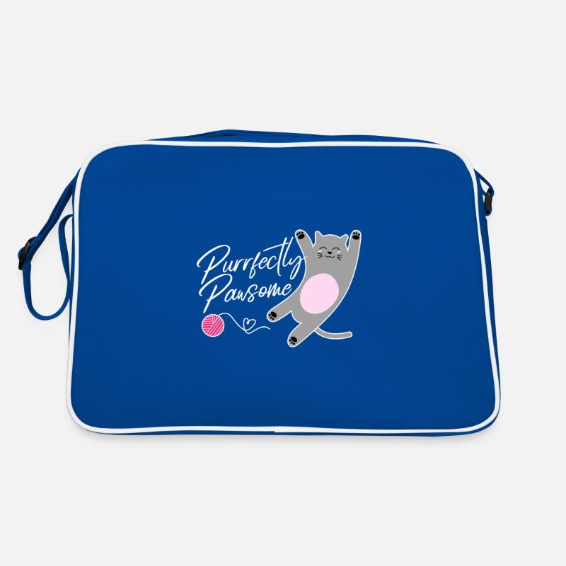 Pansome cat design Retro Bag