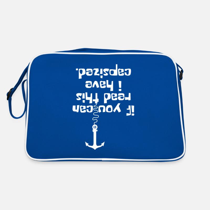 If You Can Read This I Have Capsized Boots-Seemann Retro Tasche