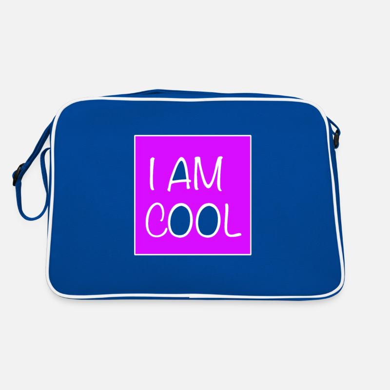 I'm cool man men joke Retro Bag