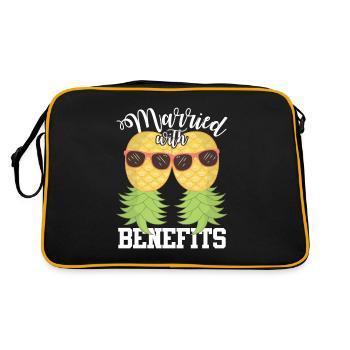 Lunettes de soleil ananas Marié Avantages Orgie - Sac Retro - noir/or - Dos