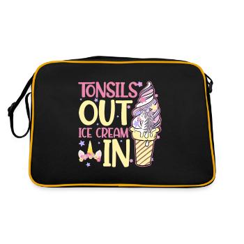 Amande OP Recovery Unicorn Healthy Ice Cream - Sac Retro - noir/or - Dos