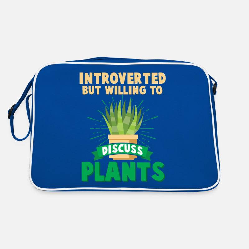 Introverted man Shy gardener strut Retro Bag