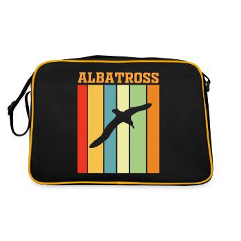 Albatros rétro jeu de couleurs - Sac Retro - noir/or - Dos