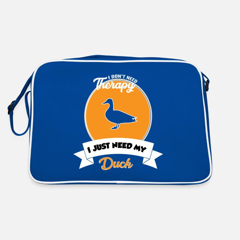 Duck - I don't need therapy Retro Bag