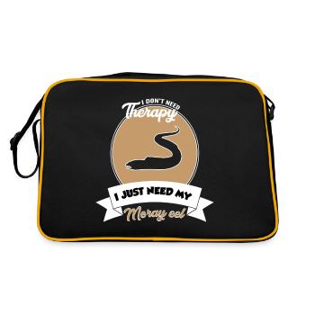 Murène - Je n'ai pas besoin de thérapie - Sac Retro - noir/or - Dos