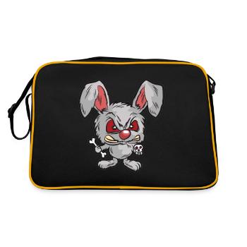 Psychopathic evil humor - Retro Bag - black/gold - Back
