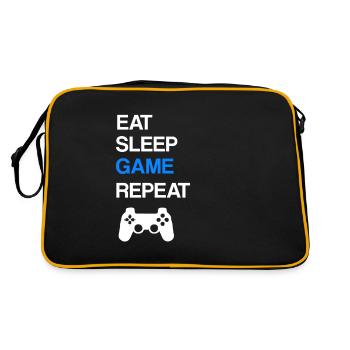 Jeux vidéo sur les jeux vidéo - Sac Retro - noir/or - Dos