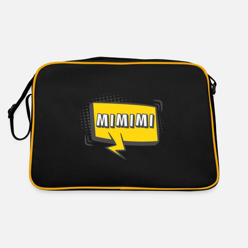 Funny saying work office Mimimi Retro Bag