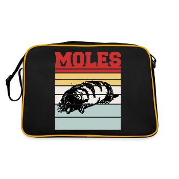 MOLES - Retro Bag - black/gold - Back