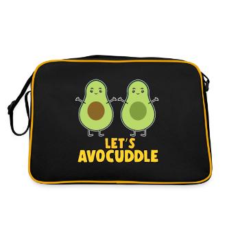 Disons que l'avocat étreignant le cadeau d'amour des avocats - Sac Retro - noir/or - Dos