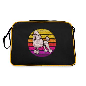 poodle - Retro Bag - black/gold - Back