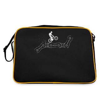 Mountain bike bicycle chain polygon - Retro Bag - black/gold - Back