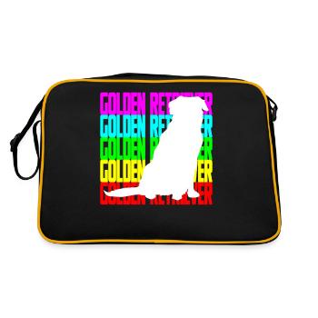 GOLDEN RETRIEVER POISONS - Sac Retro - noir/or - Dos