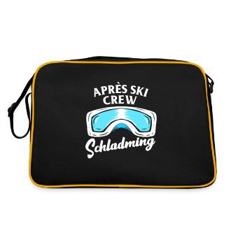Apres Ski Schladming Crew Team Party vacances au ski - Sac Retro - noir/or - Dos