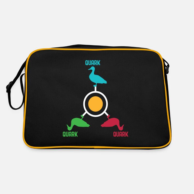Funny Orbiting Quarks Duck Pun Quark gift Retro Bag