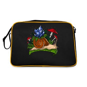 Cristaux Escargot Nature - Sac Retro - noir/or - Dos