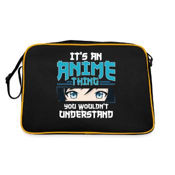 Anime - Retro Bag - black/gold - Back