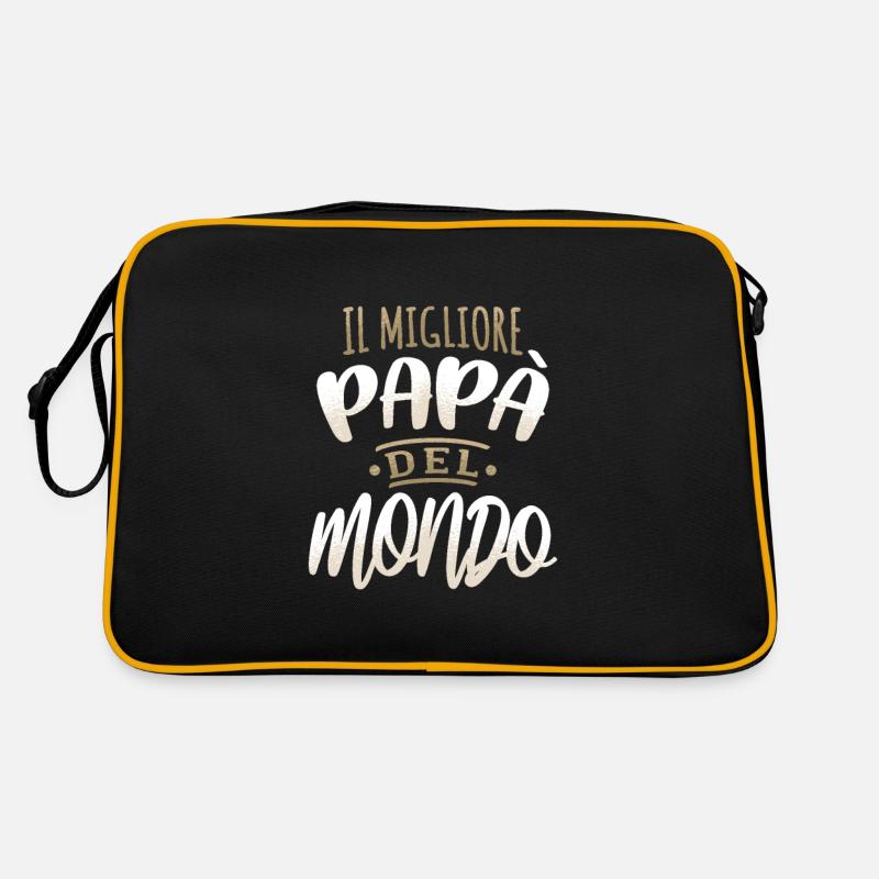 Meilleur papa du monde Sac Retro