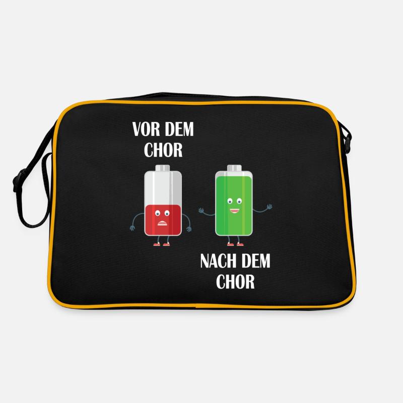 Vor dem Chor nach dem Chor Retro Tasche
