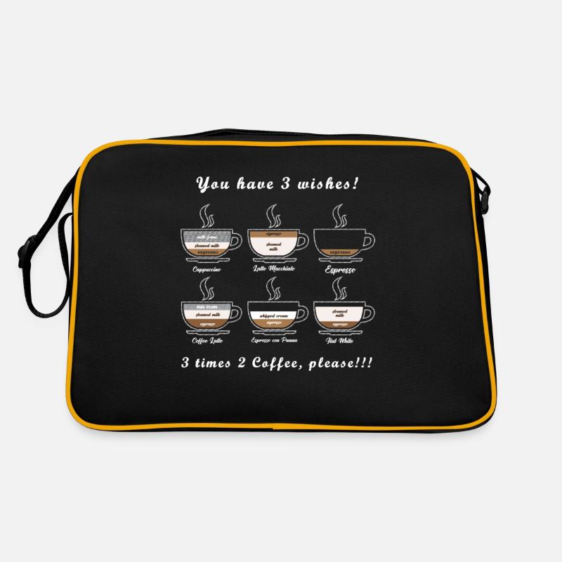 Vous avez 3 souhaits café Sac Retro