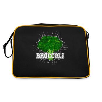 Brocoli brocoli légumes - Sac Retro - noir/or - Dos