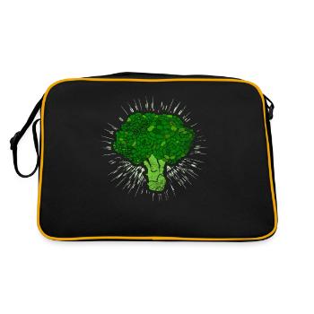 Brocoli brocoli Légumes - Sac Retro - noir/or - Dos