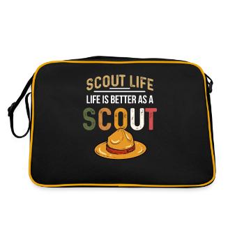scout - Retro Bag - black/gold - Back