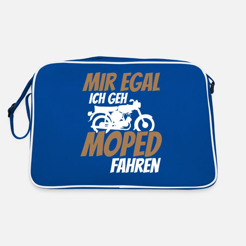 I don't care, I go a moped Retro Bag