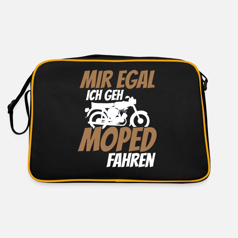 I don't care, I go a moped Retro Bag