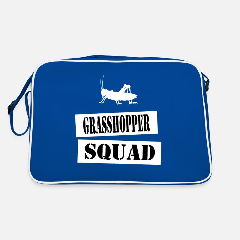 join the grasshopper squad Retro Bag