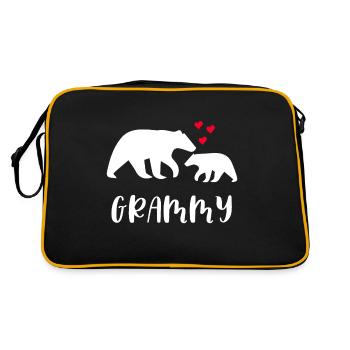 Grammy Bear - Sac Retro - noir/or - Dos