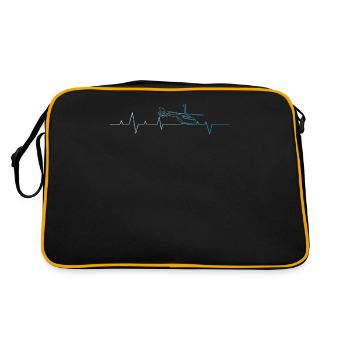 Pilote de battement de coeur d'hélicoptère - Sac Retro - noir/or - Dos
