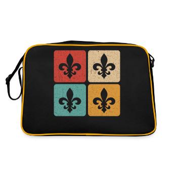 Vintage Mardi Gras - Sac Retro - noir/or - Dos