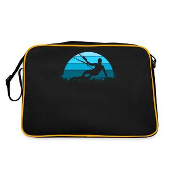 Kiteboard kitesurfing - Retro Bag - black/gold - Back