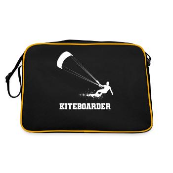 Kiteboard - Retro Bag - black/gold - Back
