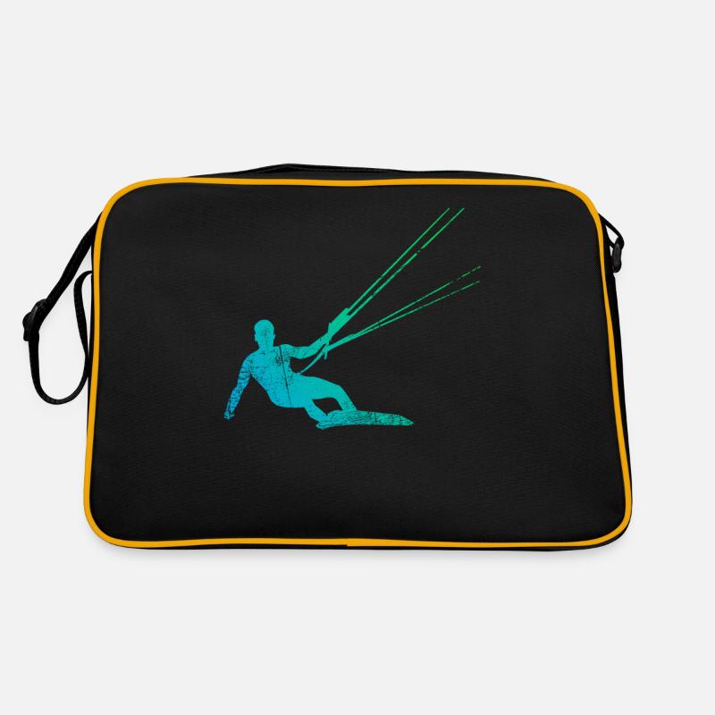 Kitesurfen Kiteboarder Retro Tasche