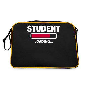 étudiant - Sac Retro - noir/or - Dos