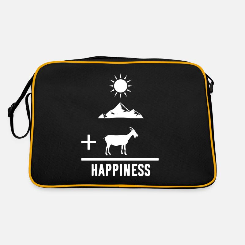 Chèvre billy chèvre bonheur Sac Retro